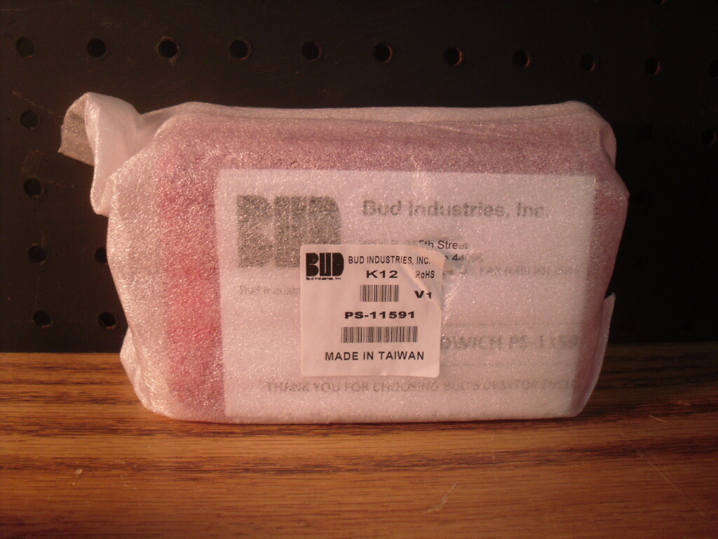 Bud Industries PS-11591 Enclosure for Ras Pi L5 X W3 X D3 Clear Red Plastic