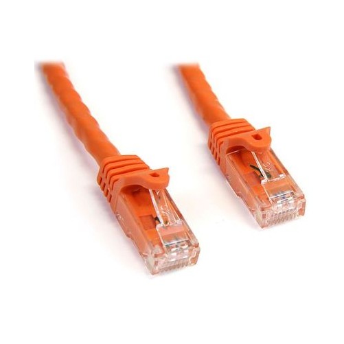 Startech N6PATCH25OR 25FT ORANGE CAT6 ETHERNET CABLE SNAGLESS RJ45 UTP PATCH CAB