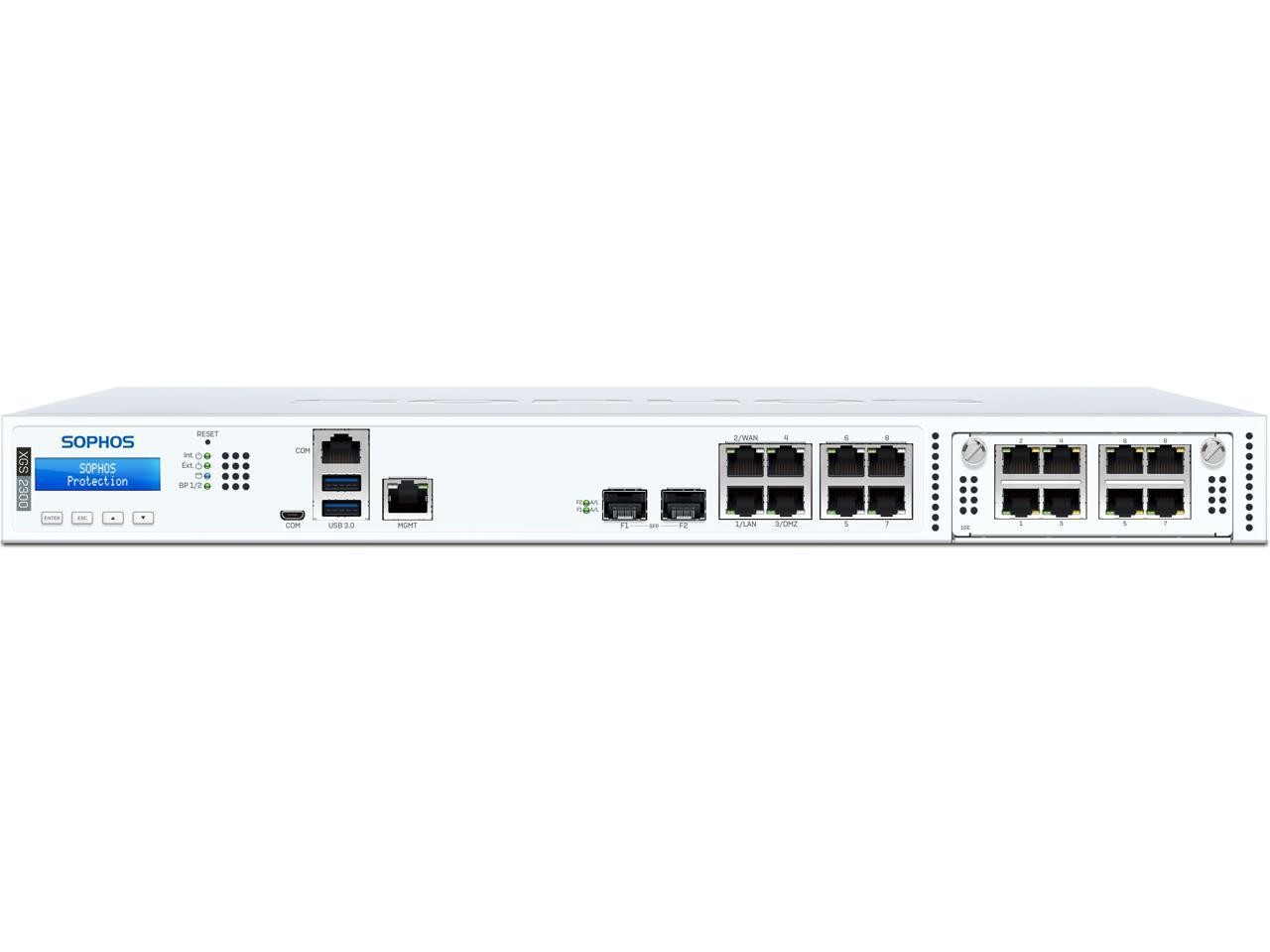 Sophos XGS 2300 Network Security/Firewall Appliance 8 Port - 10/100/1000Base-T -