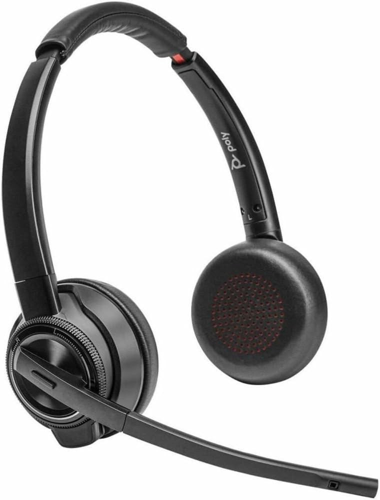 Poly Savi 8420 DECT 1920-1930MHz Stereo Headset Noise Cancelling 8L7F2AA#ABA