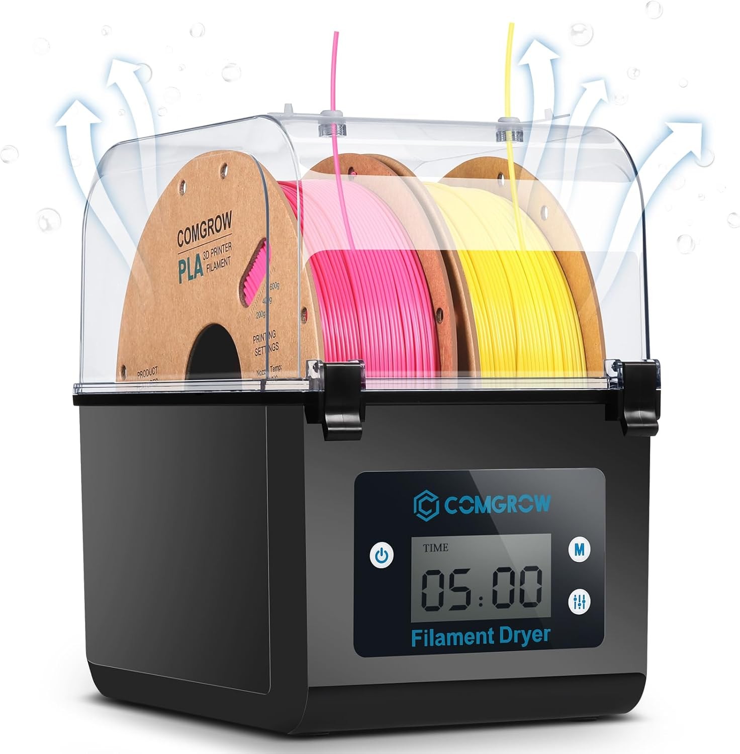 3D Printer Filament Dryer Box Comgrow 3D Filament Storages During 3D Printing