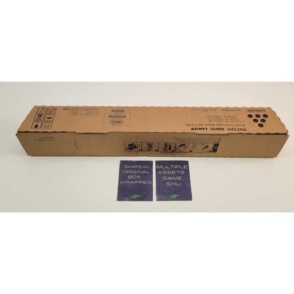 Ricoh IM C2500H Black Ink Cartridges 842307 Toner - New in Box