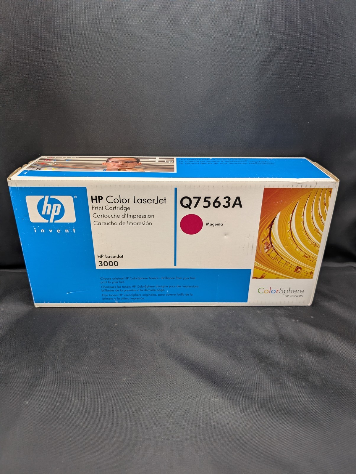 HP Genuine Q7563A 314A Magenta Toner Cartridge For HP LaserJet 3000 NEW