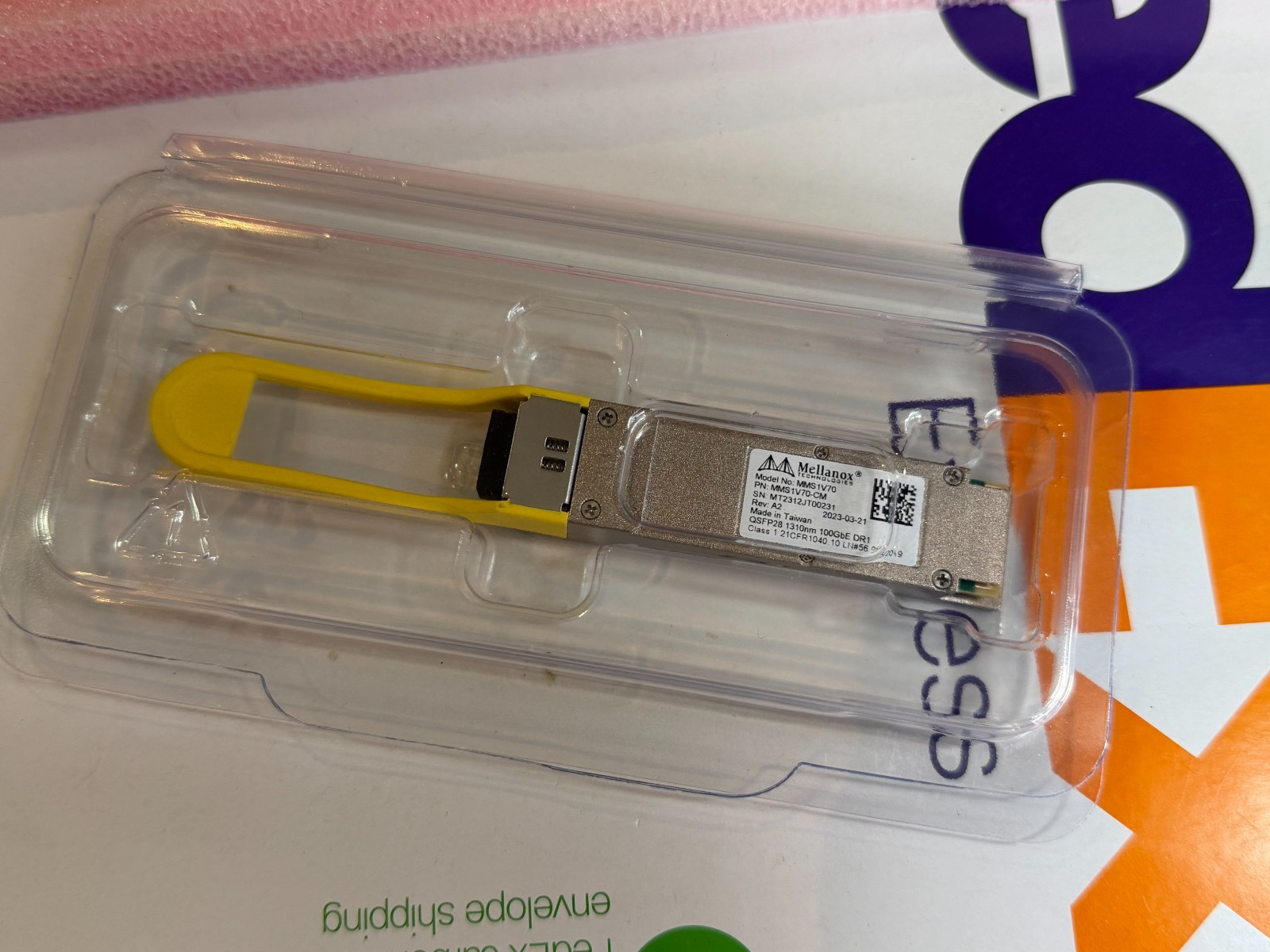 Mellanox MMS1V70-CM QSFP28 1310nm 100GbE DR1