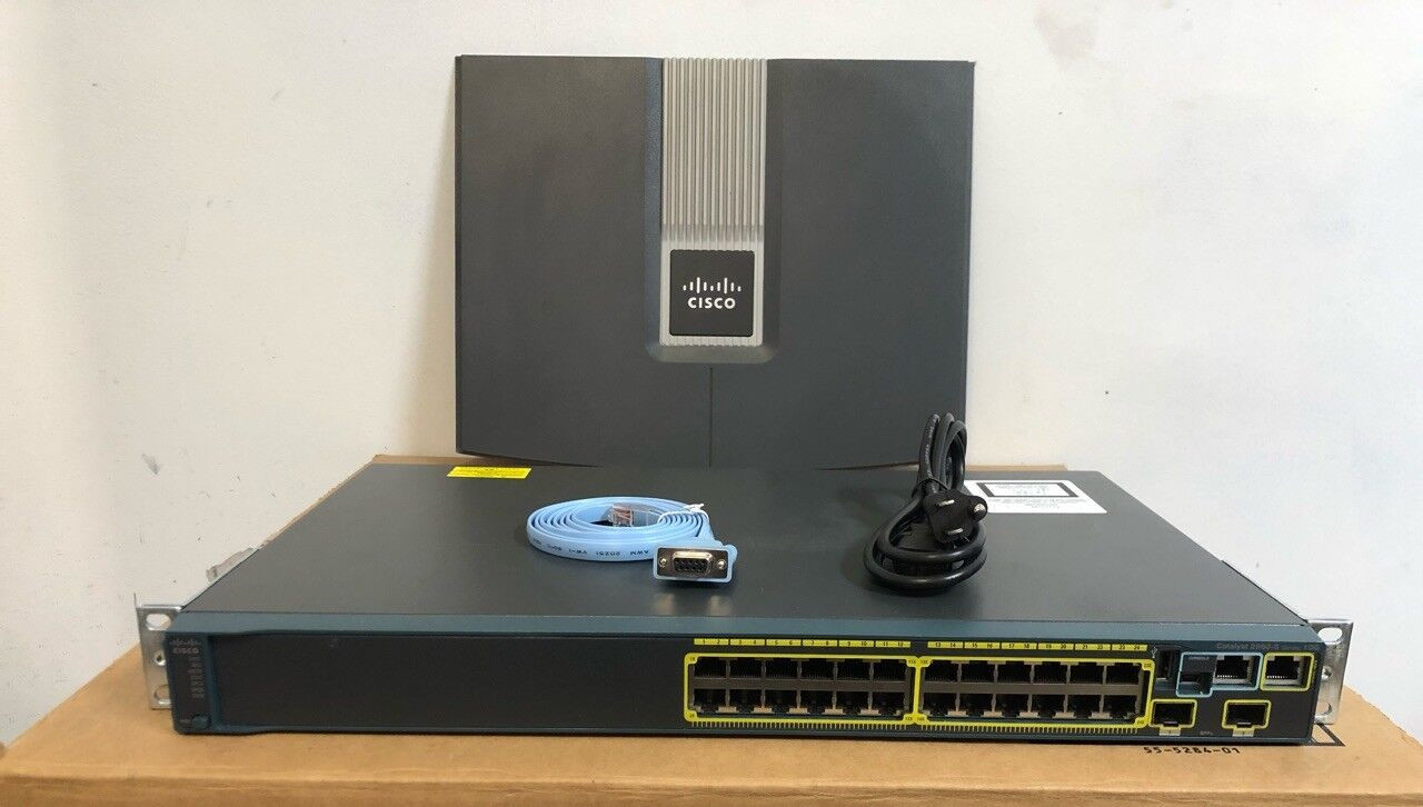 CISCO WS-C2960S-24TD-L 24-Port Gigabit Switch ios-15.2 2960S-24TD-L 2x10G Uplink