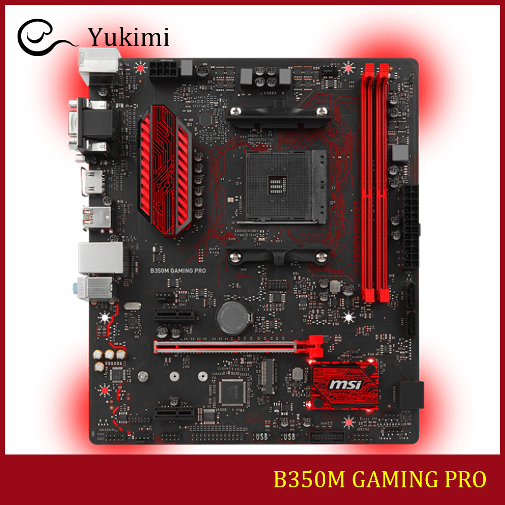 FOR MSI B350M GAMING PRO AM4 AMD VGA DVI-D HDMI m-ATX Motherboard