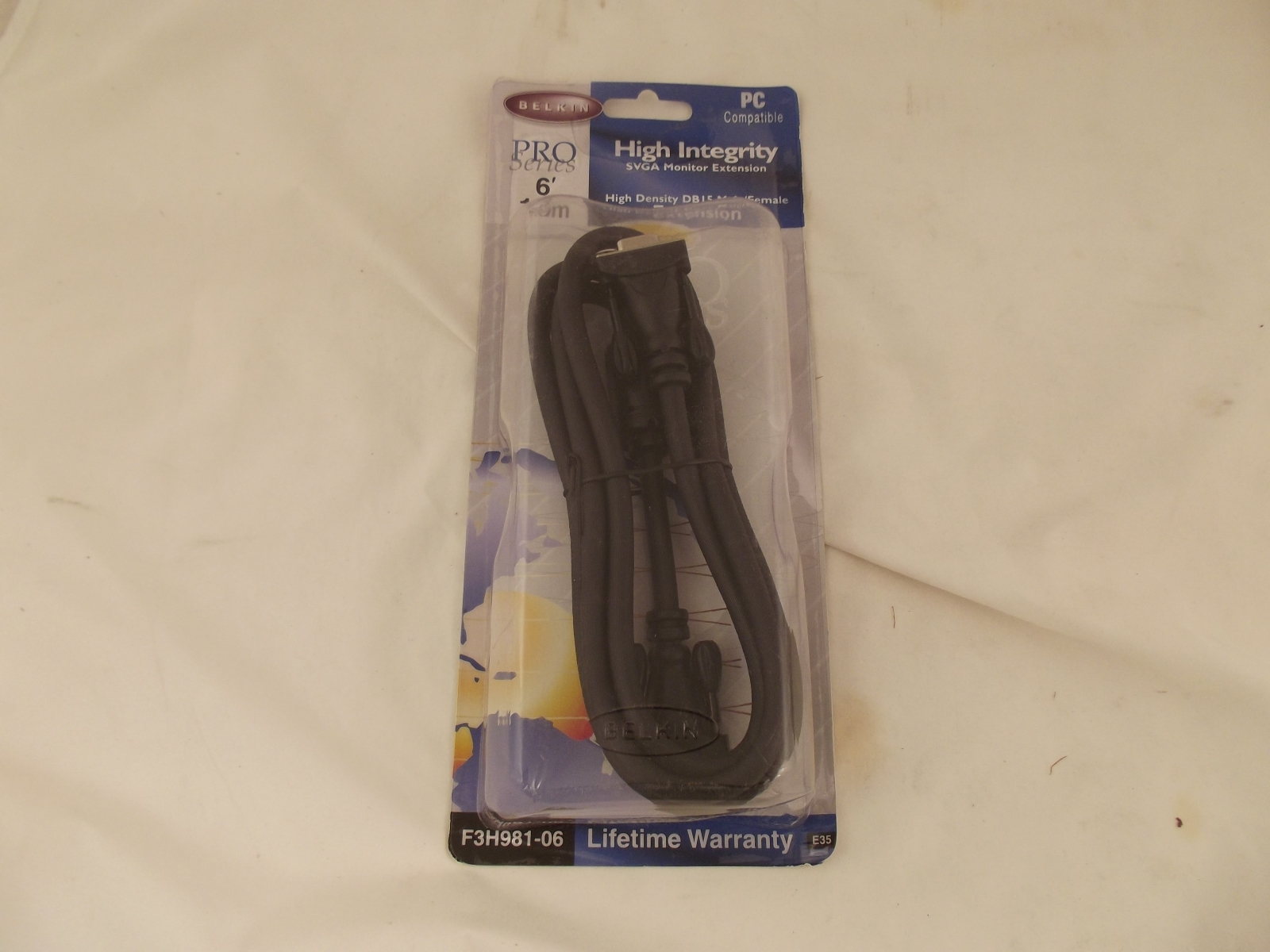 Belkin Case of 12 F3H981-06 High Density DB15 Male / Female SVGA Extension 45-5