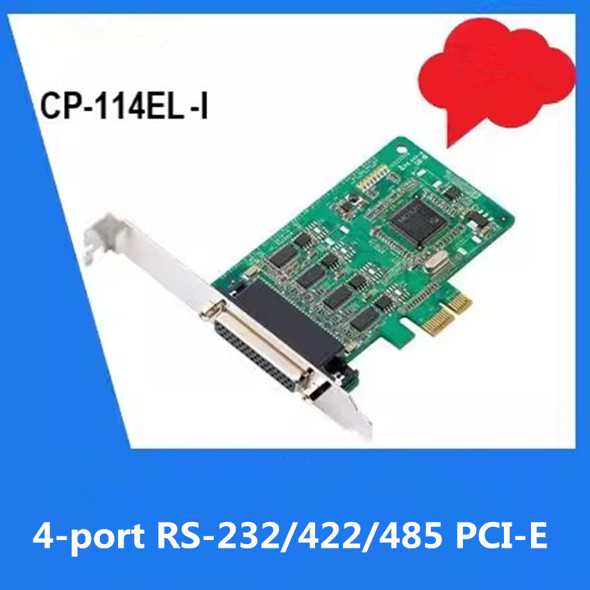 MOXA CP-114EL-I 4-port RS-232/422/485 PCI-E Serial Card Photoelectric Isolation