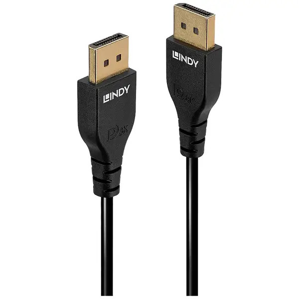 Lindy 36463 DisplayPort Plug Cable 3m Black Displayport Cable
