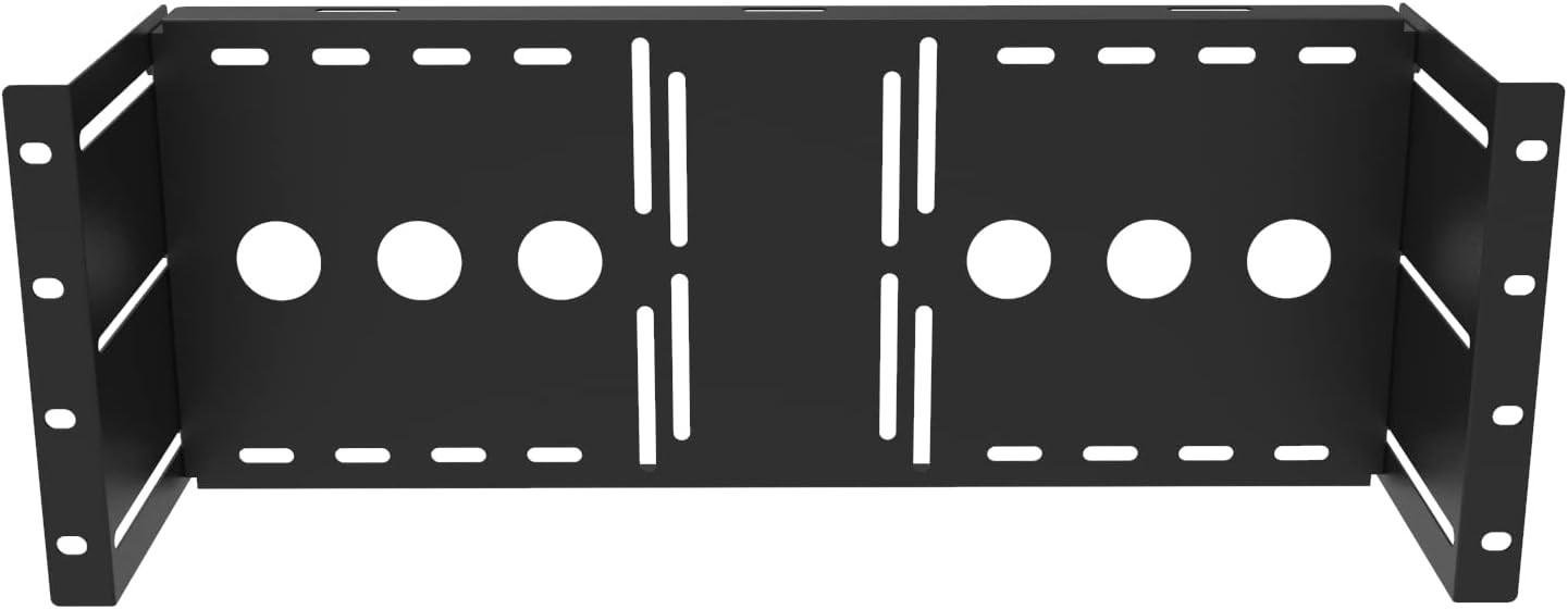 4U Universal VESA LCD Monitor Mounting Bracket for 19 Inches Server Rack or Cabi