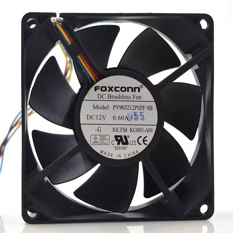 FOXCONN PV903212PSPF 0B 9032 DC12V 0.6A 9CM 4-Wire Cooling Fan