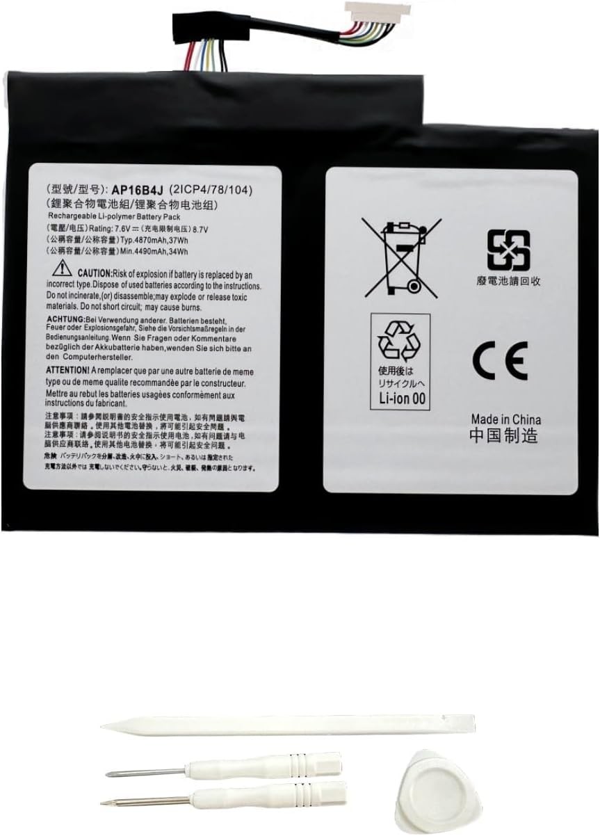 AP16B4J New Battery Replacement for Acer Aspire Switch Alpha 12 SA5 271 SA5