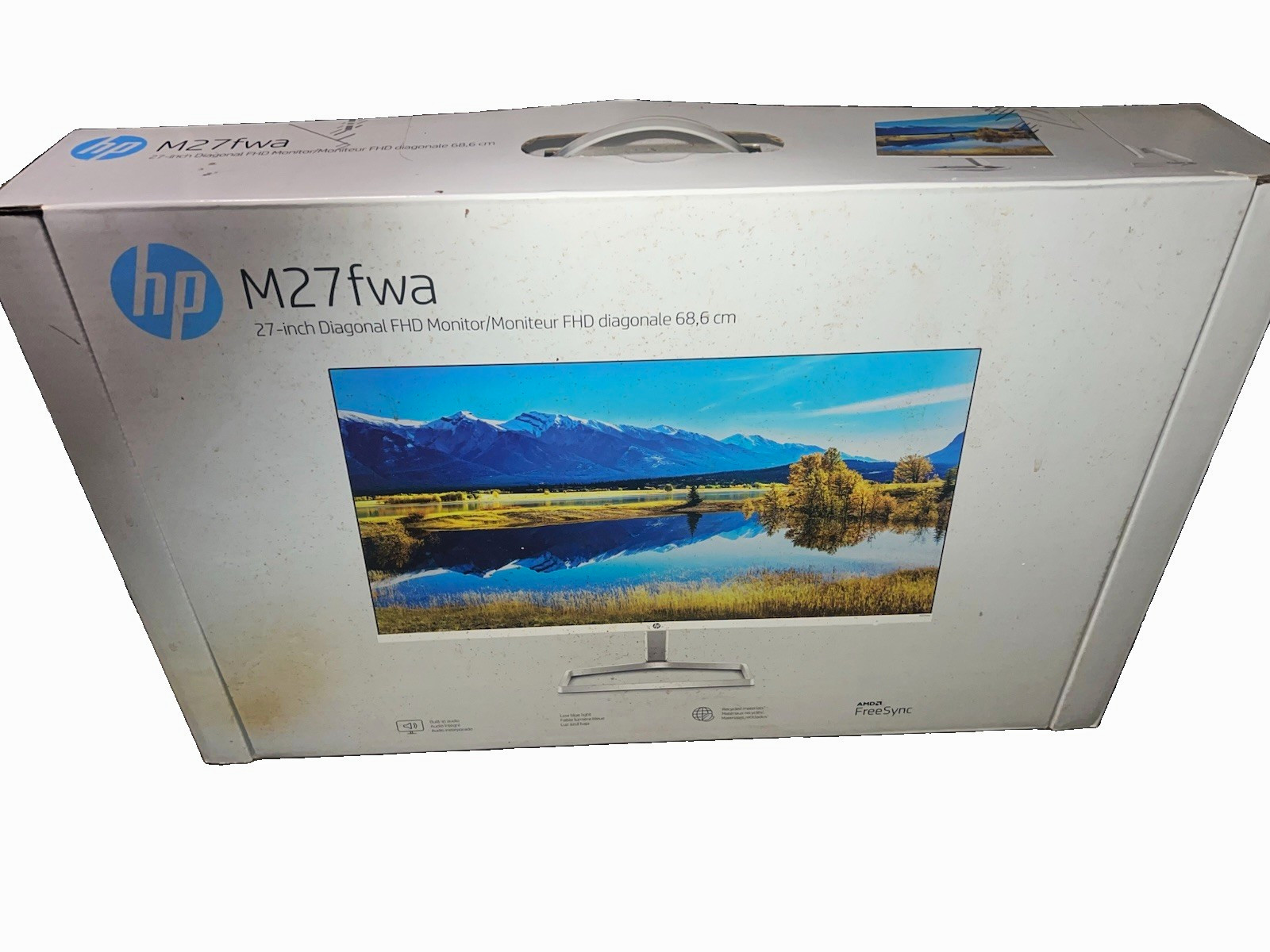 HP M27fwa 27in FHD IPS 75Hz FreeSync Anti-Glare HDMI VGA White