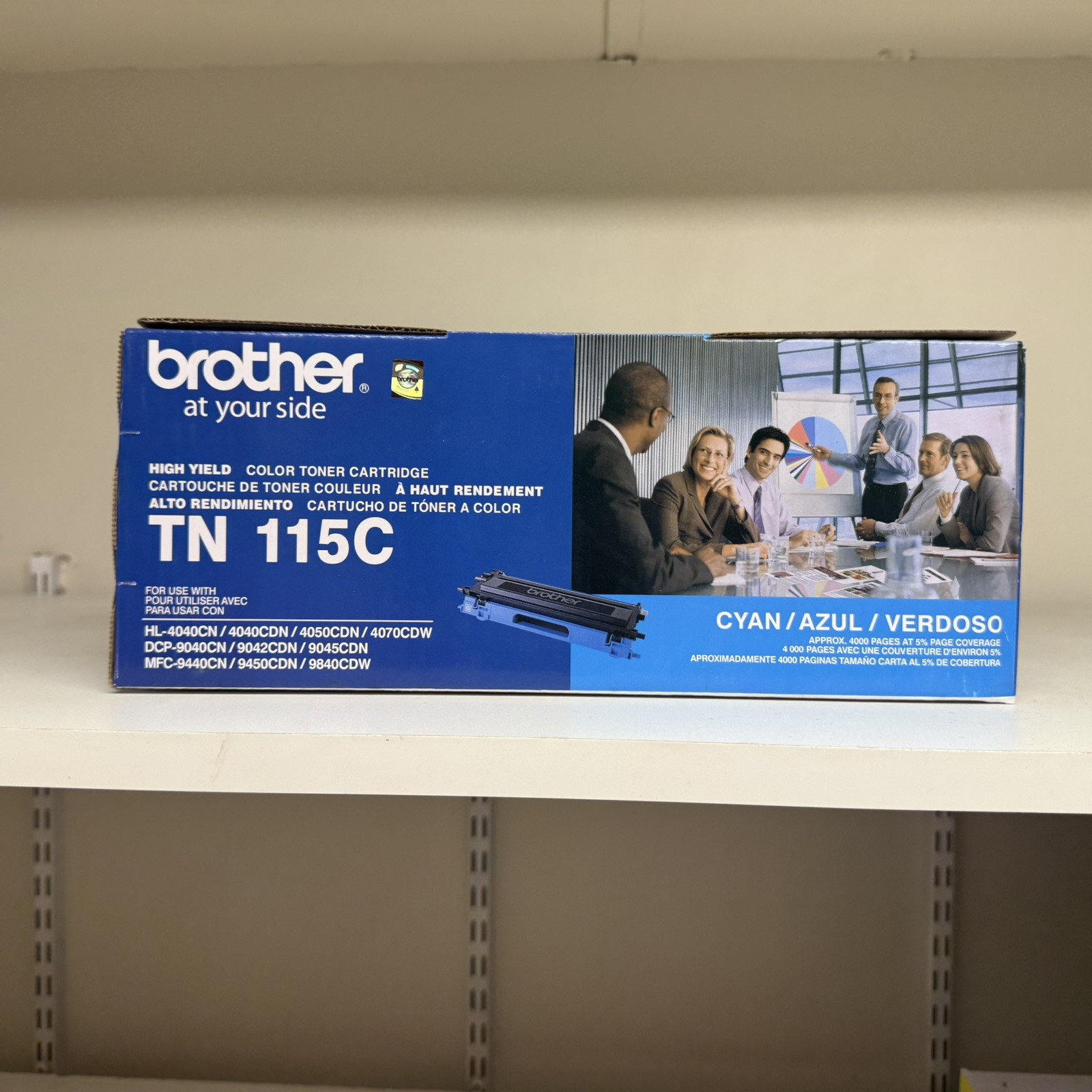 Genuine Brother TN-115C High Yield Cyan Laser Toner - NEW SEALED - CYAN ONLY
