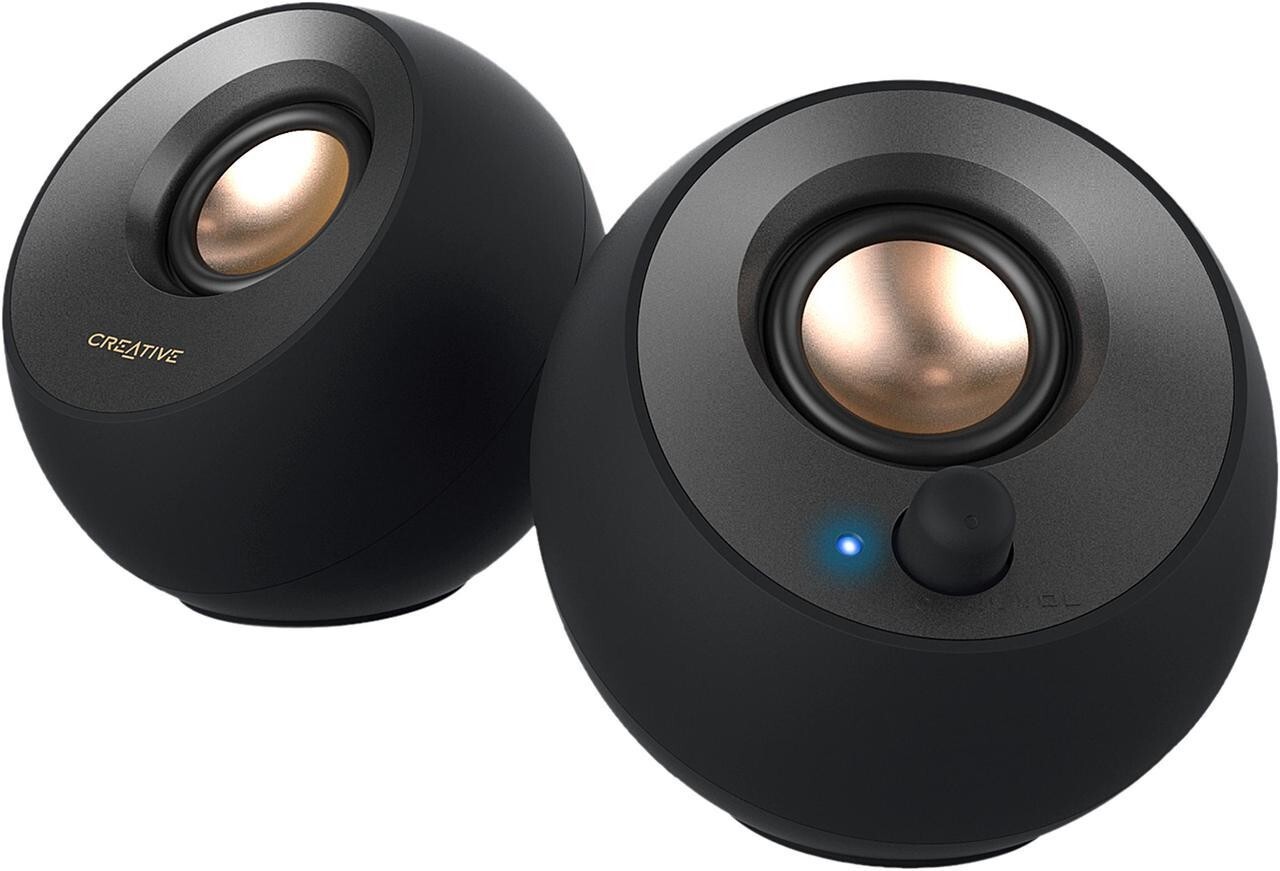 Creative Pebble V2 Minimalistic 2.0 USB-C Powered Desktop Speakers 51MF1695AA000