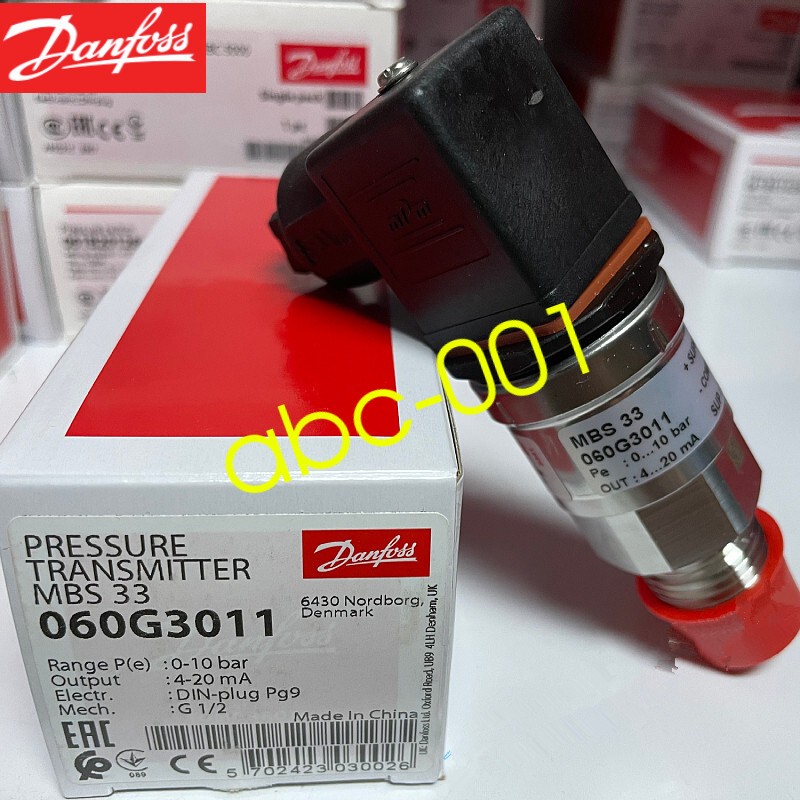 1pcs Danfoss  MBS33 060G3011  0-10bar Pressure Transmitter Sensor