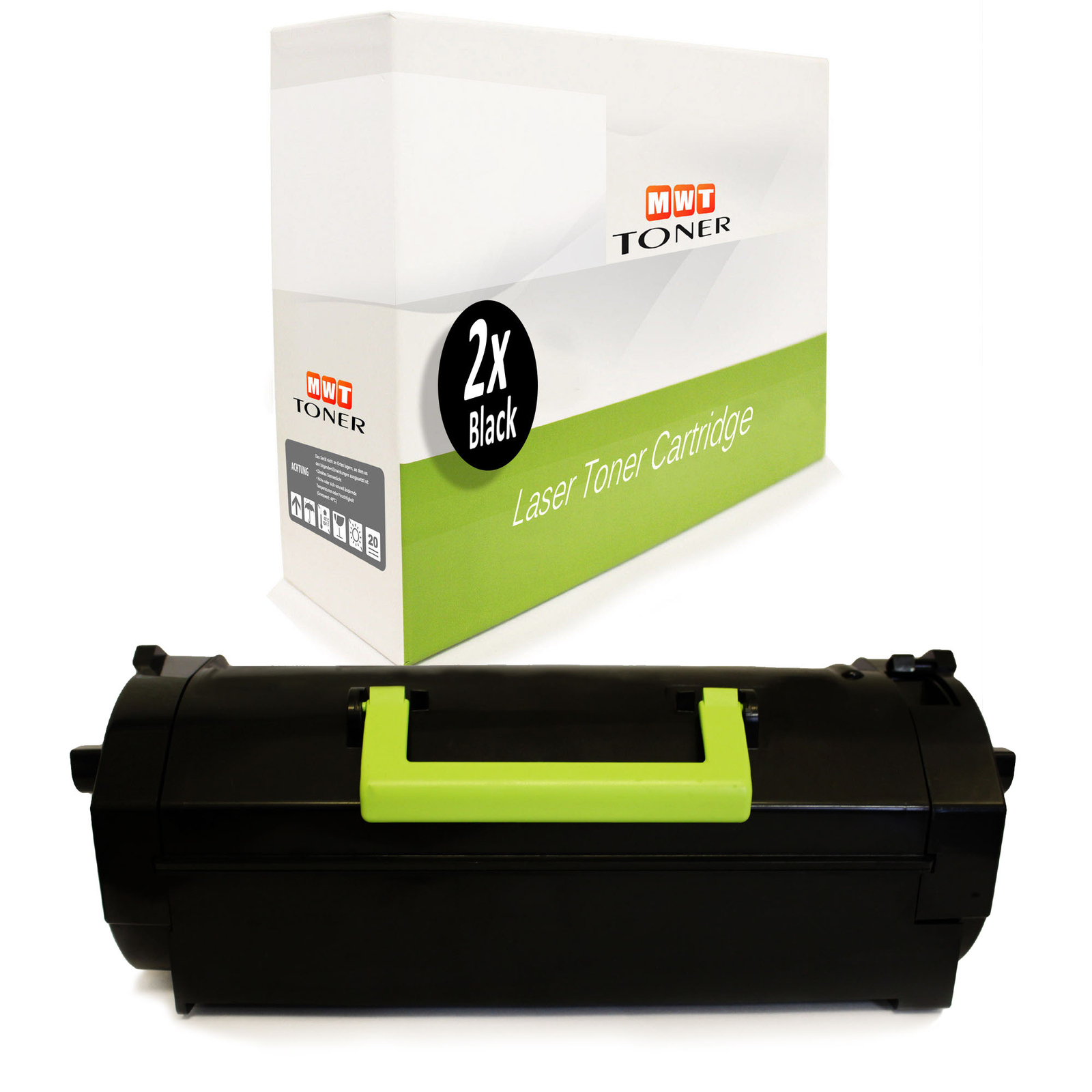 2x MWT Cartridge XXL for Lexmark 24B6015 XM 5163 5170 Per Approx. 35.000 Pages