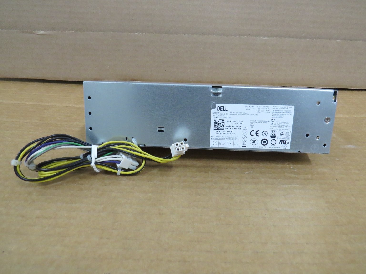 DELL L255ES-00 Switching Power Supply PSU 255W 0H1FWX 80 PLUS TESTED