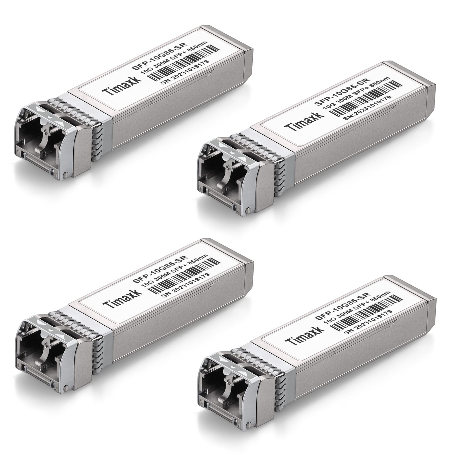 4Pack 10GBase-SR SFP+ Transceiver, SFP Multi-Mode Fiber 4 pack, 4 pack
