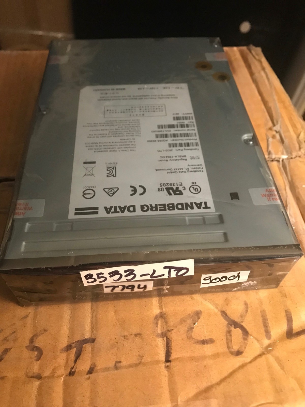 TANDBERG DATA HP 3533-LtO 3534-LTO internal LTO6 SAS Ultrium6250 LTO-6 HH SAS