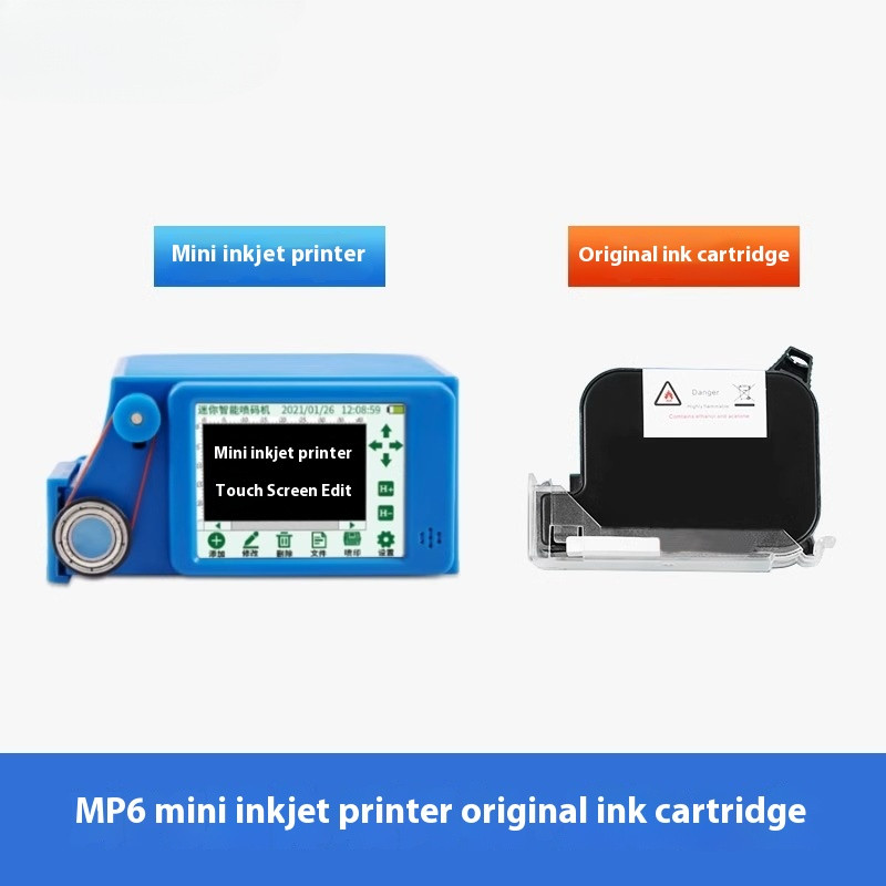 Mini Intelligent Adaptable Printer Production Date Carton 2D Code Printer