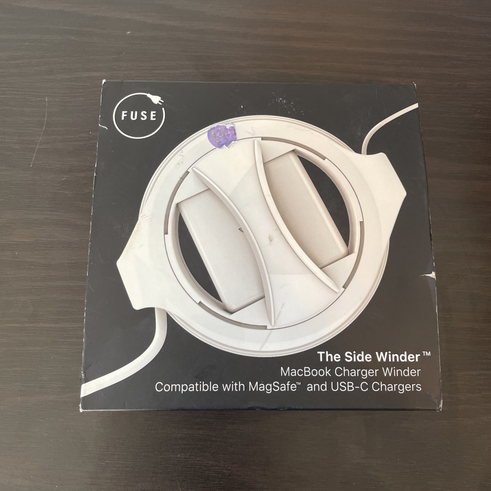 Fuse Reels THE SIDE WINDER Macbook Charger Winder For Apple Magsafe/USB-C Sealed