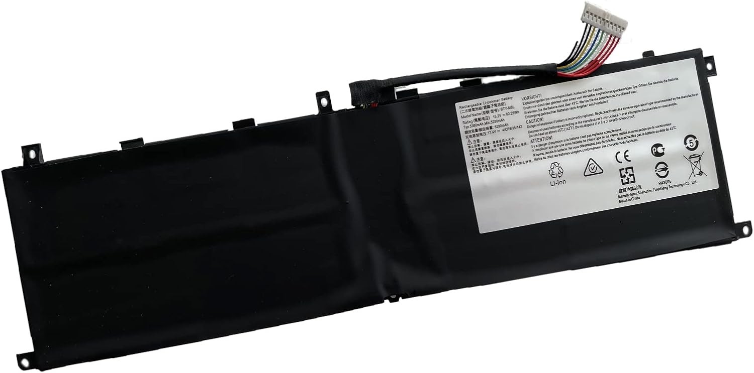 Replacement BTY M6L Laptop Battery for MSI GS65 P65 PS63 GS65 Stealth Thin P65