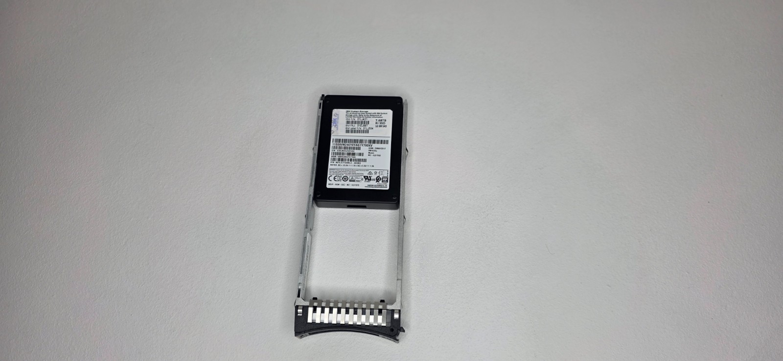 IBM 7.68TB 2.5" RI SSD 12GB SAS 01EJ997 01LJ421 Samsung MZ-ILS7T60 100% Health