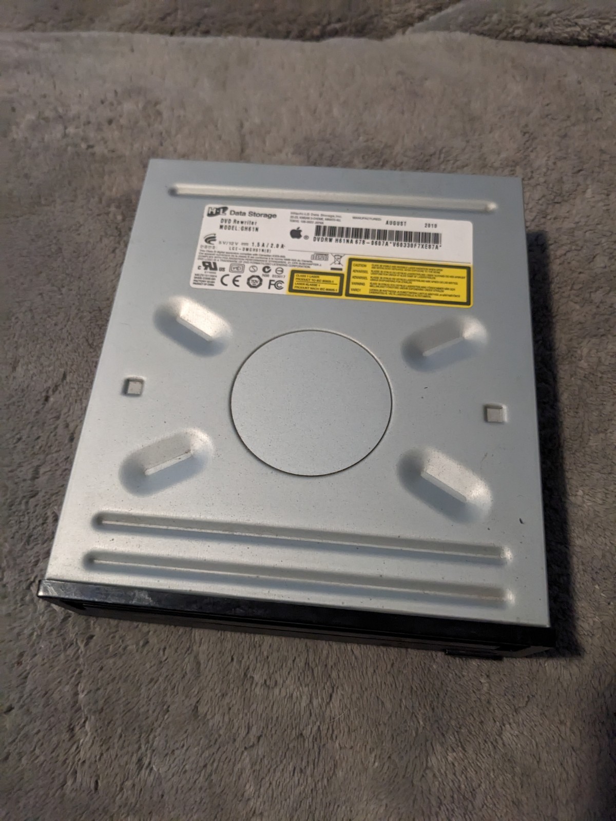 Genuine Apple Mac Pro 2010-2012 SuperDrive DVD-RW SATA Optical Drive - GH61N