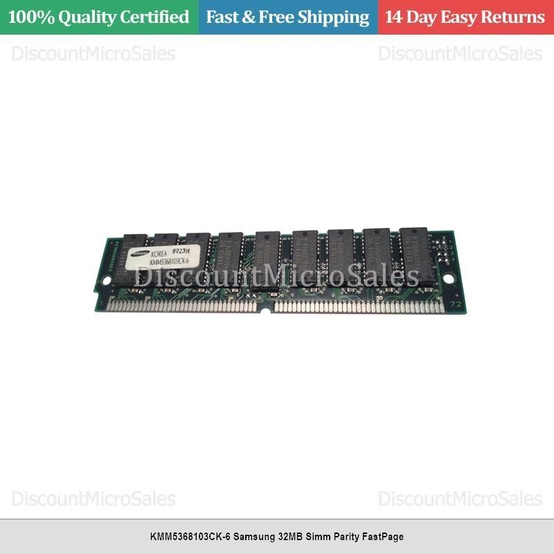 KMM5368103CK-6 Samsung 32MB Simm Parity FastPage