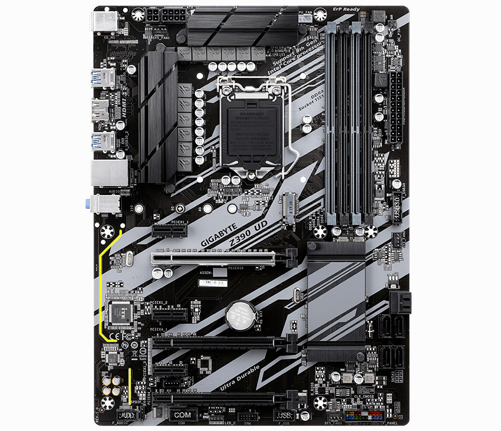 GIGABYTE Z390 UD LGA 1151 Intel Z390 300 Series SATA 6Gb/s ATX Intel Motherboard