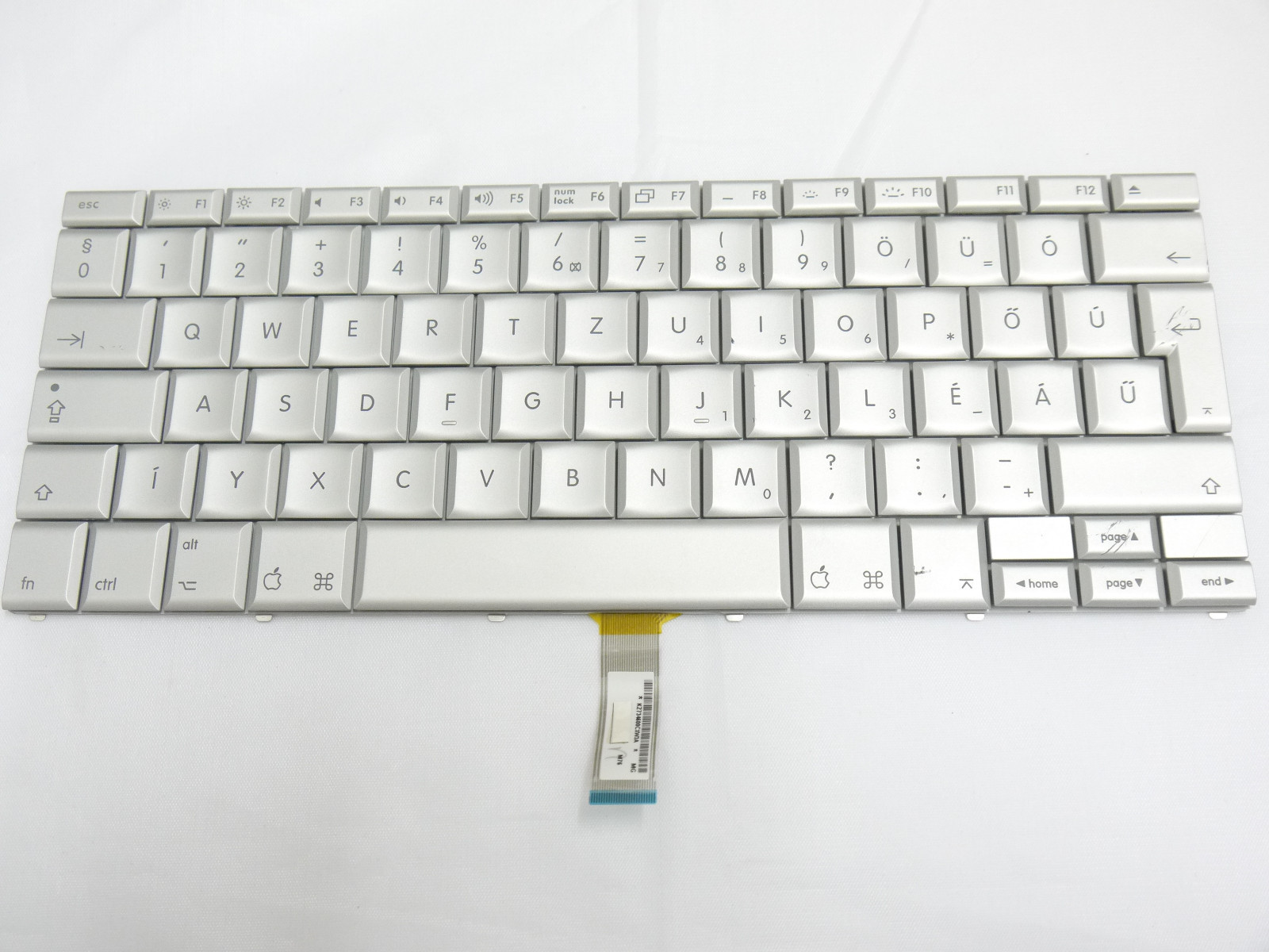 90% NEW Hungarian Keyboard Backlit for Macbook Pro 17" A1229 US Model Compatible