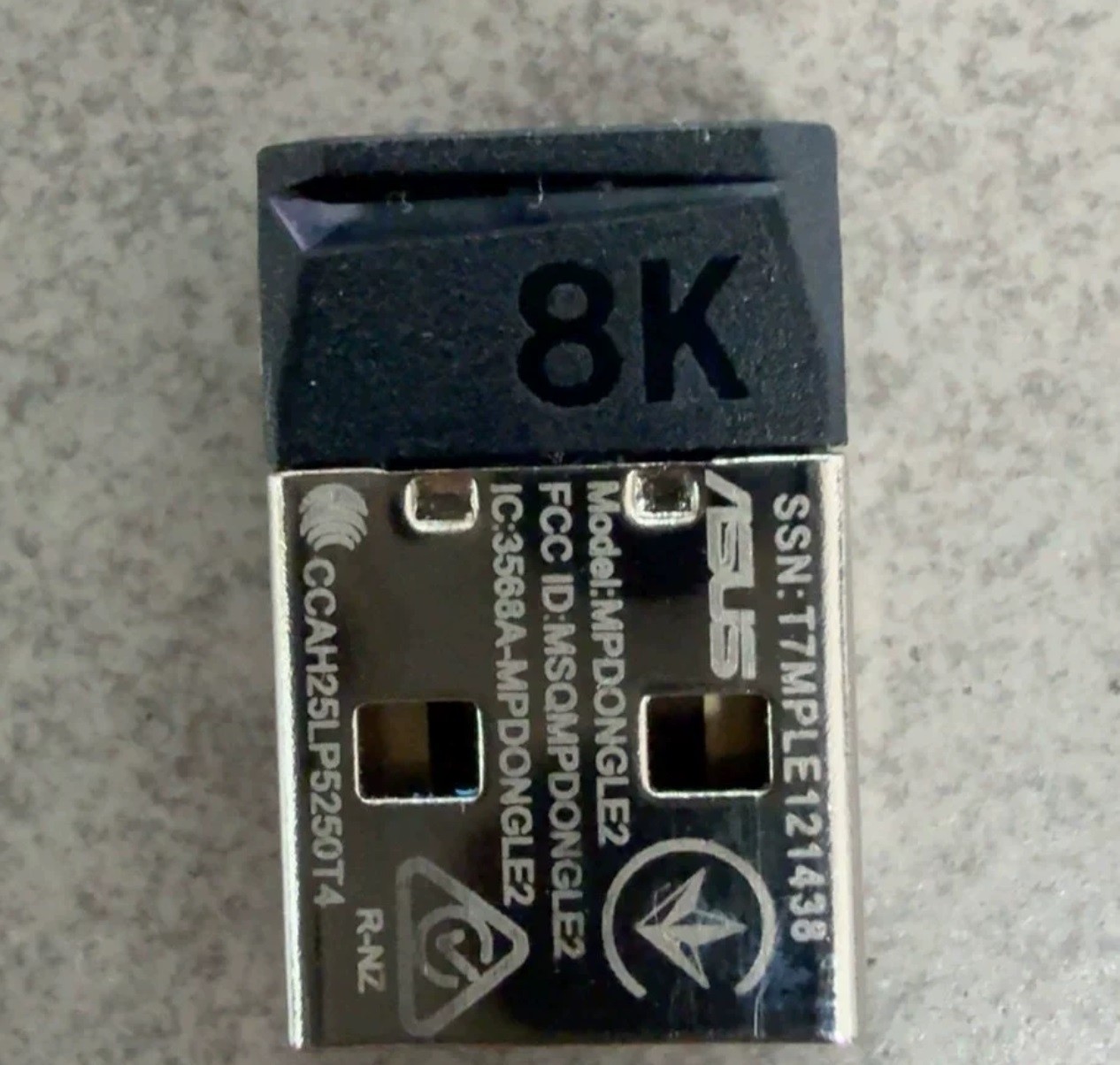 8K 2.4G USB Dongle Adapter For ASUS ROG FALCATA/HARPE II ACE/AZOTH 96 HE Mouse