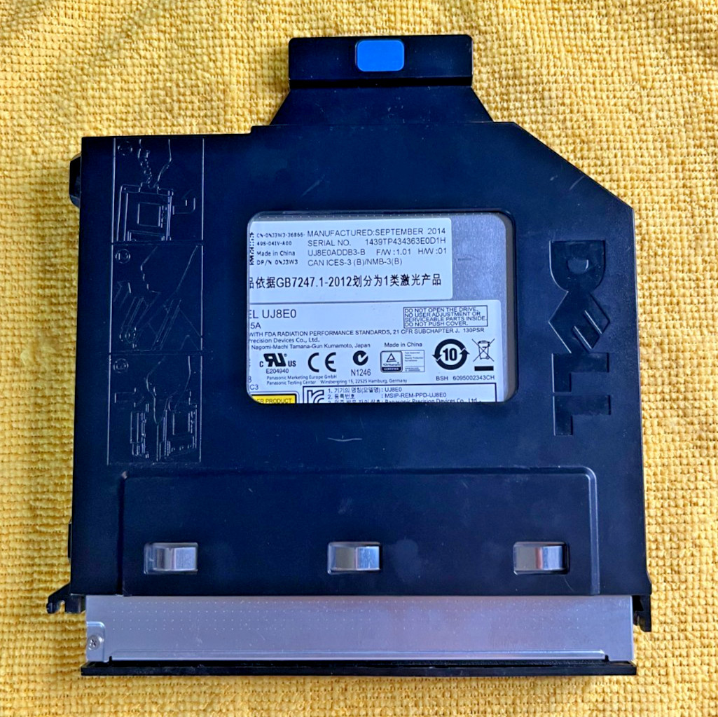 Dell Panasonic UJ8E0 Slim SATA Laptop Desktop DVD RW Burner Drive 