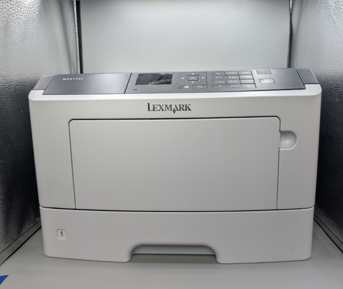 LEXMARK MS517DN MONOCHROME LASER  WORK GROUP PRINTER 21929 Pages