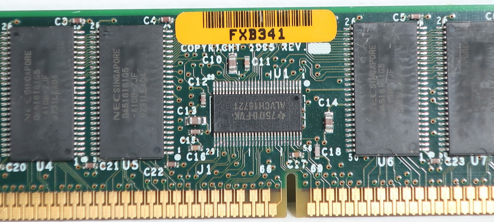 NEC FXB3417 72 Pin SIMM RAM MC 287QJRPEB D4516G1GS 32 MB DESKTOP MEMORY