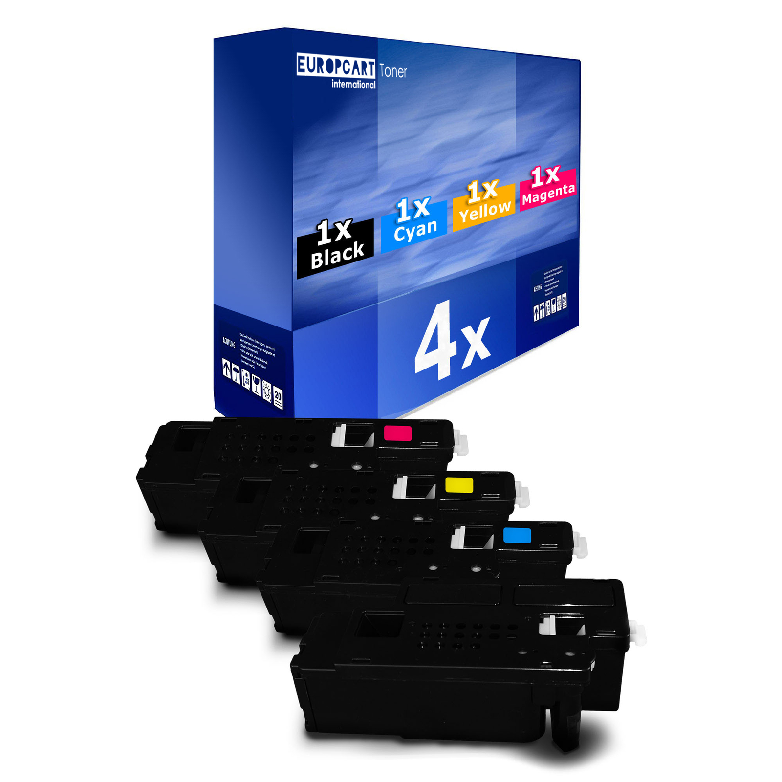 4x Toner for Dell E-525-w