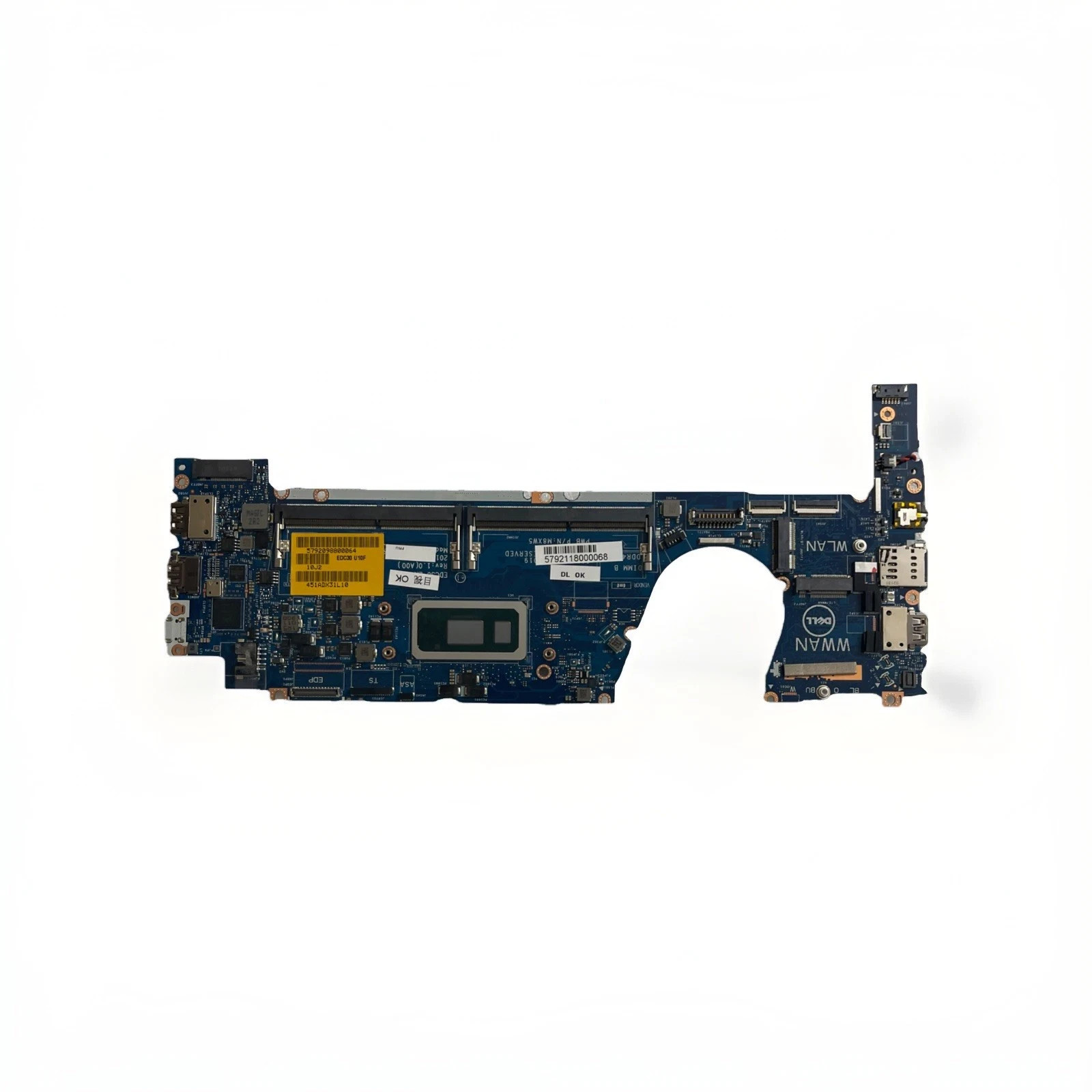 NEW Dell Latitude 7300 Laptop Motherboard Intel i5-8365U 1.60GHz LA-G861P 9XFPT