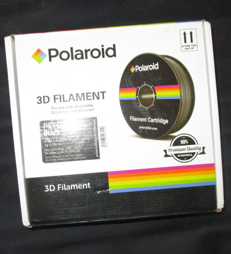 POLAROID 3D FILAMENT CARTRIDGE - Black -1.75mm ( New other )