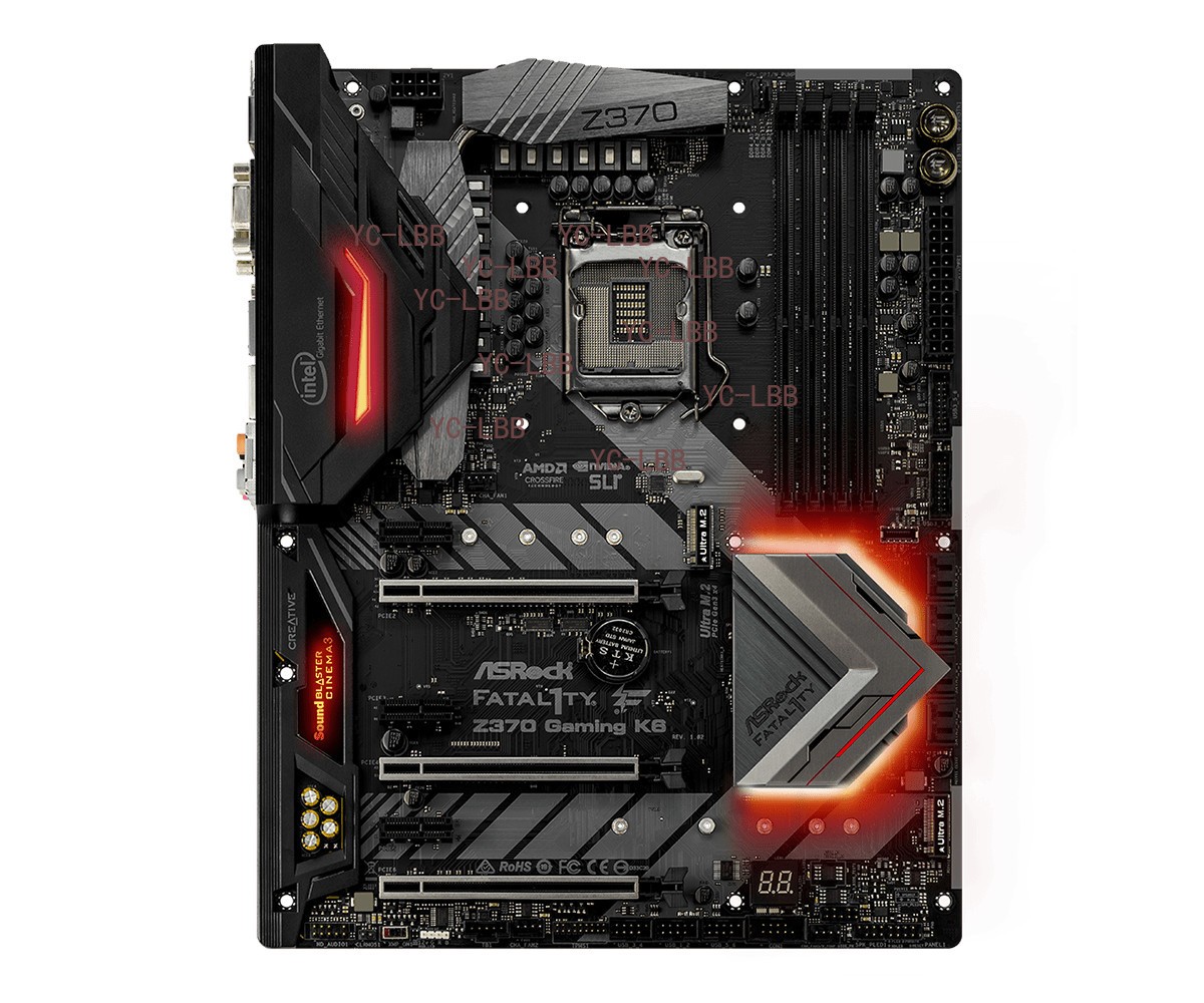 FOR ASRock Fatal1ty Z370 Gaming K6 LGA1151 HDMI DVI-D D-Sub 9th Gen Motherboard