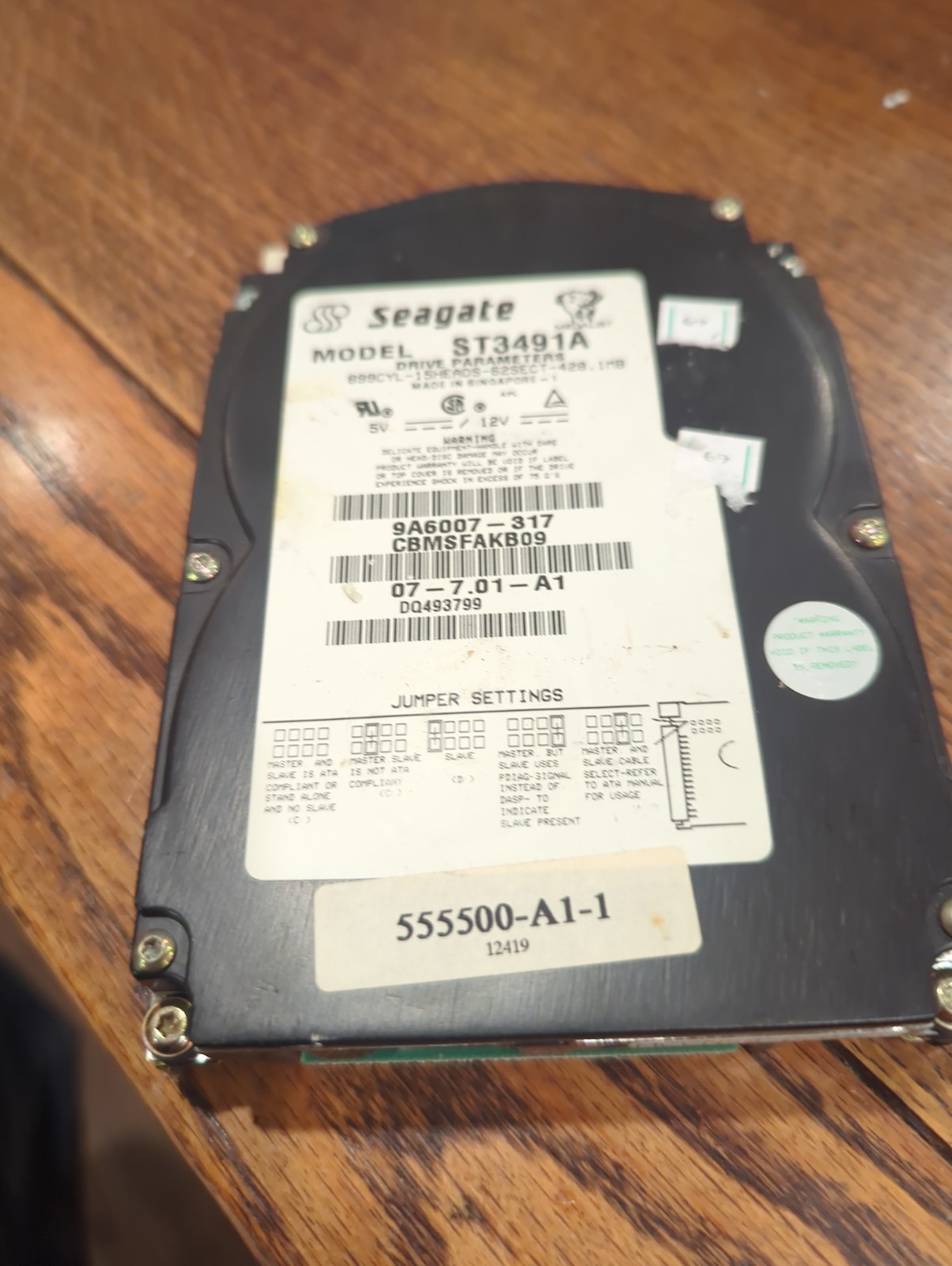 Seagate Medalist ST3491A 425MB IDE HDD