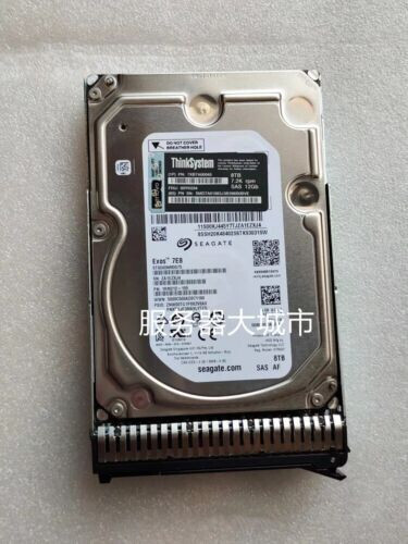 NEW Lenovo/IBM 00YK034 7XB7A00045 3.5 in 8TB 7.2K SAS 12G SR550 SR650 Hard Driv