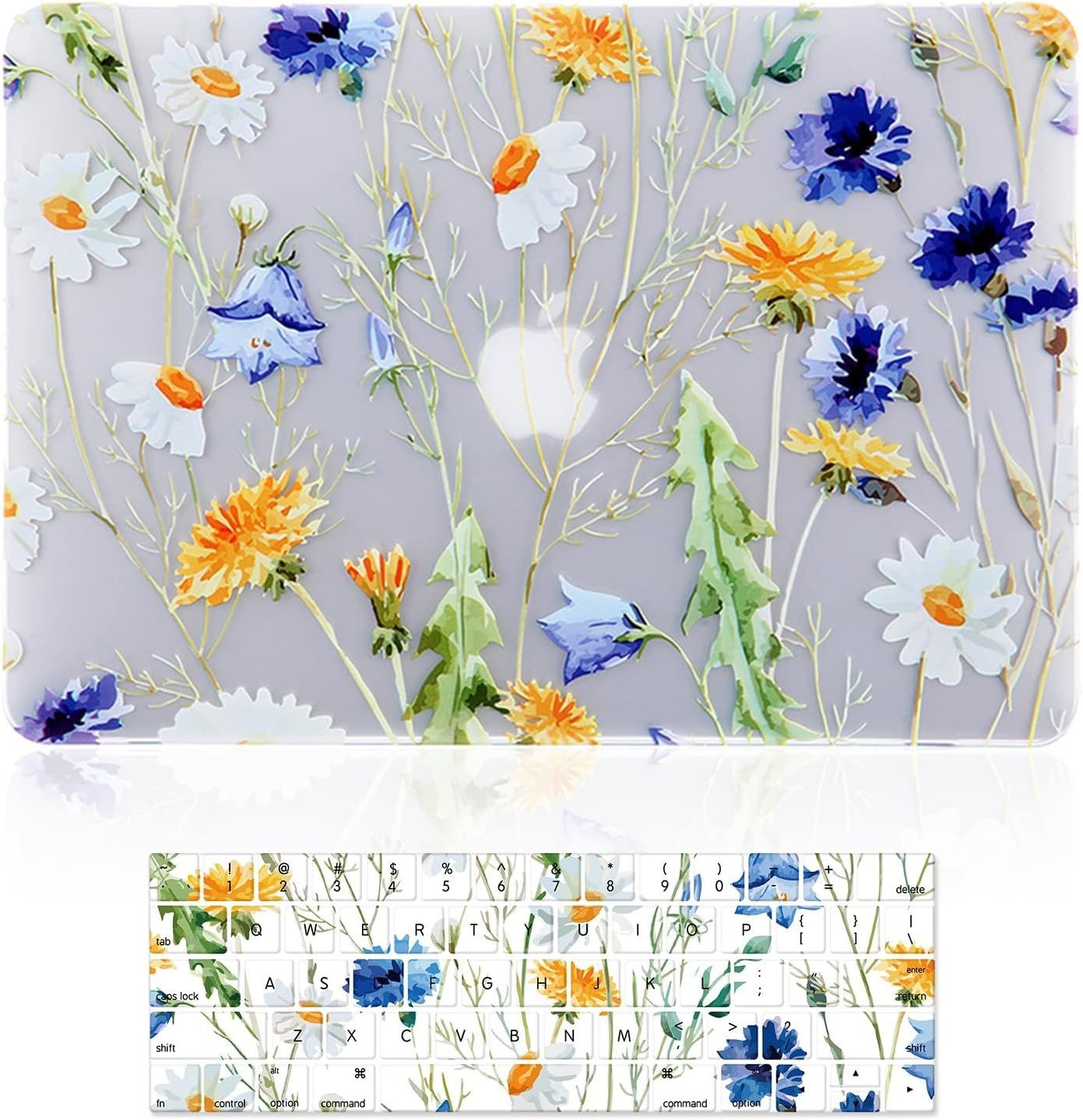 Case for MacBook Pro 15 inch (A1990/A1707, 2019-2016 Release), Floral Pattern Co
