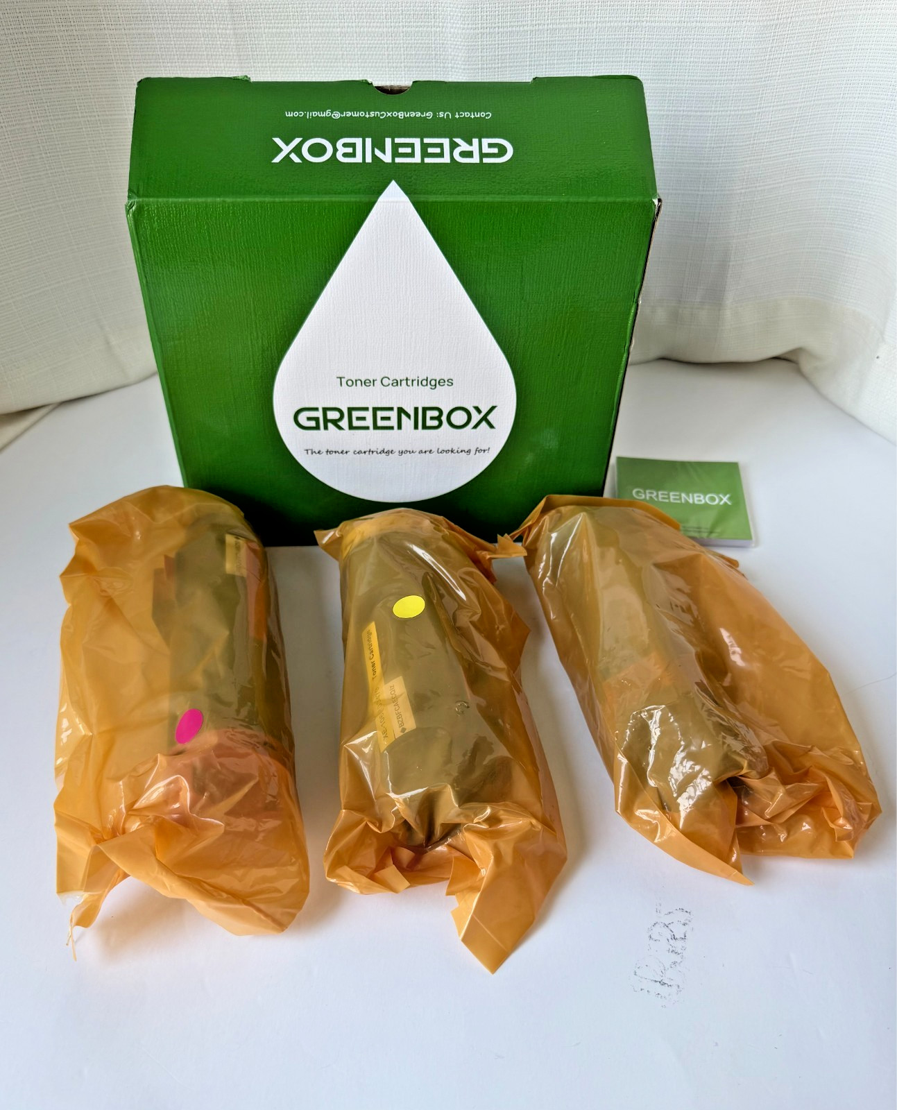 GreenBox XE-6510 Toner Cartridge 3 Pack Cyan Magenta Yellow Xerox 6510 6515
