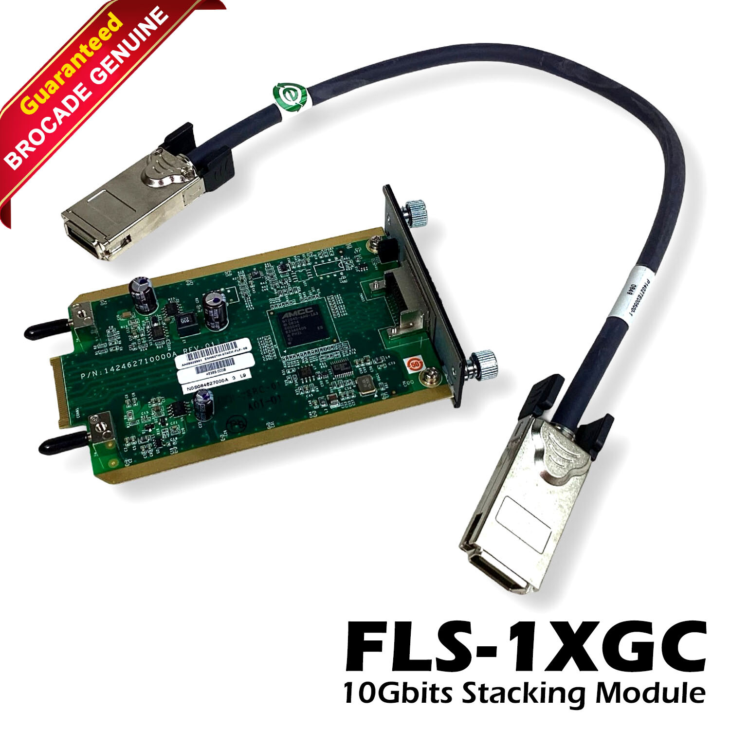 Brocade Foundry FLS-1XGC 10GBASE-CX4 Transceiver Module with 0.5M Stacking Cable
