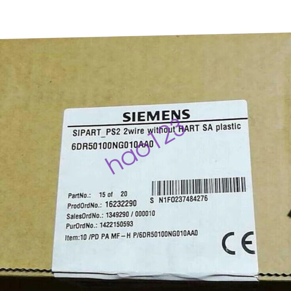 New Sealed Siemens Valve Positioner 6DR5010-0NG01-0AA0 DHL/FedEx