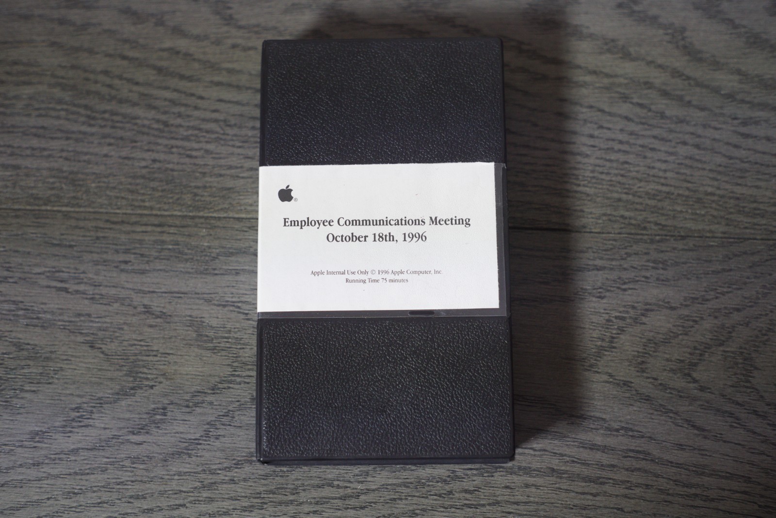Vintage Apple Computer Internal VHS Tape, Reach Out Live October 18th, 1996