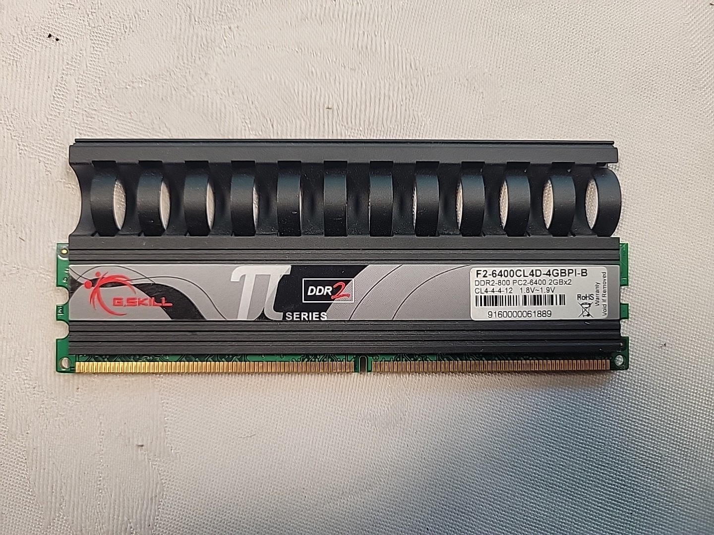G. SKILL PI Series 2GB DDR2 800/PC2-6400 DDR2 Desktop RAM/Memory