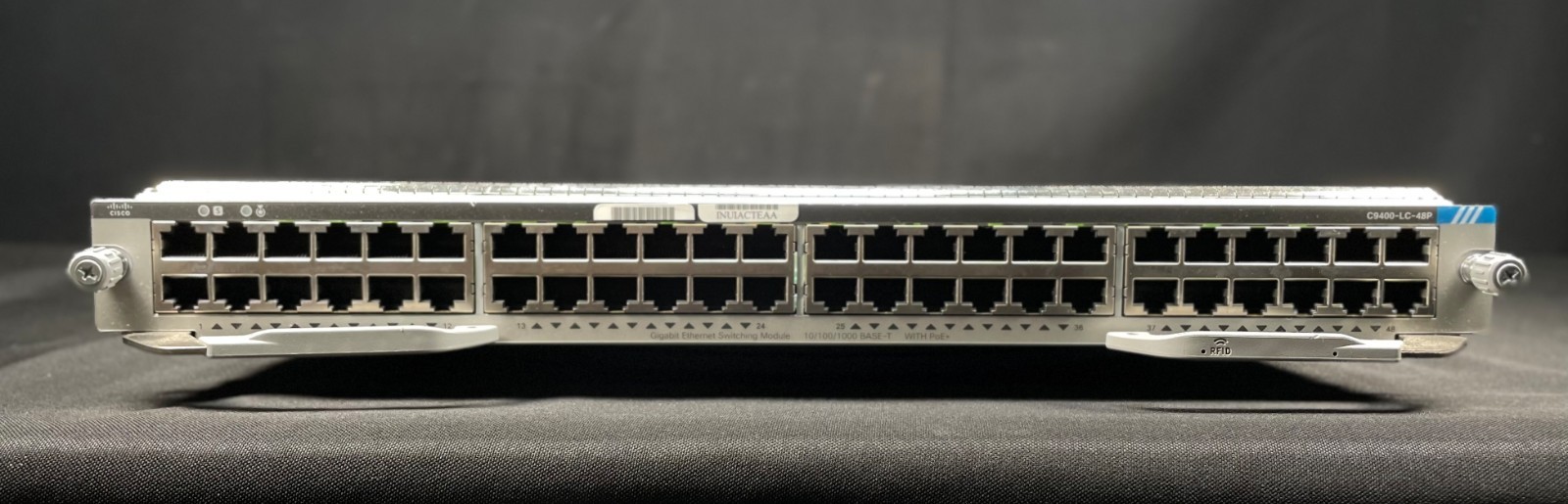 Cisco Catalyst C9400-LC-48P 48-Port 10/100/1000 PoE+  Line Card