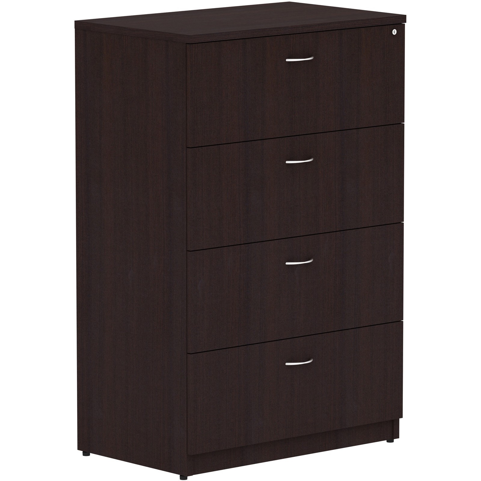 Lorell Essentials Espresso 4-drawer Lateral File (llr-18274) (llr18274)
